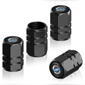 Volvo Metal Auto Car Tire Valve Stem Caps Compatible with Volvo s60 s90 xc60 xc4